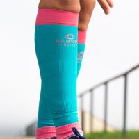BV SPORT BOOSTER ELITE EVOLUTION TURQUOISE ET ROSE  Manchons de compression pas cher