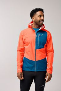 BROOKS HIGH POINT WATERPROOF JACKET FLAME ET DEEP SEA Veste  etanche pas cher