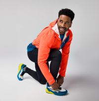 BROOKS HIGH POINT WATERPROOF JACKET FLAME ET DEEP SEA Veste  etanche pas cher