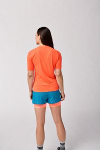 BROOKS HIGH POINT SHORT SLEEVE FLAME  Tee shirt running pas cher