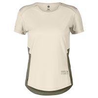 SCOTT TEE WS ENDURANCE TECH COTTON WHITE ET HAY GREEN Tee shirt running