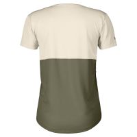 SCOTT TEE WS ENDURANCE TECH COTTON WHITE ET HAY GREEN Tee shirt running pas cher