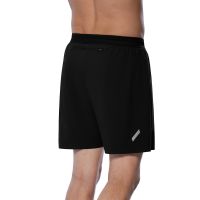 MIZUNO SHORT TRAILER 2 EN 1 NOIR Short Running  avec sous short intégré pas cher