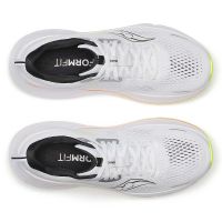 SAUCONY GUIDE 18 WHITE ET PEEL Chaussures running pas cher
