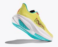 HOKA MACH 6 YUZU ET CIELO BLUE Chaussure running Hoka homme pas cher