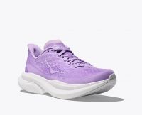 HOKA MACH 6 ASTER FLOWER ET WHITE Chaussure running Hoka femme