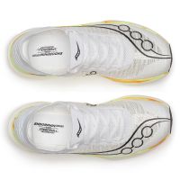 SAUCONY ENDORPHIN ELITE 2 WHITE ET PEEL  Chaussures running saucony pas cher