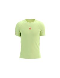 COMPRESSPORT PRO RACING SS SHIRT SHADOW LIME Tee shirt de running