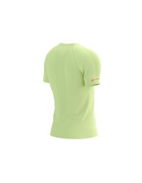 COMPRESSPORT PRO RACING SS SHIRT SHADOW LIME Tee shirt de running pas cher
