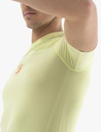 COMPRESSPORT PRO RACING SS SHIRT SHADOW LIME Tee shirt de running pas cher