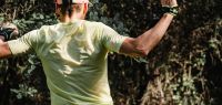 COMPRESSPORT PRO RACING SS SHIRT SHADOW LIME Tee shirt de running pas cher
