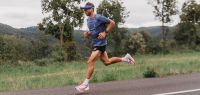 COMPRESSPORT PERFORMANCE SS TEE INDIGO Tee shirt de running pas cher