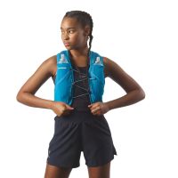 SALOMON ACTIVE SKIN 8 BLUE DANUBE Sac à dos trail pas cher