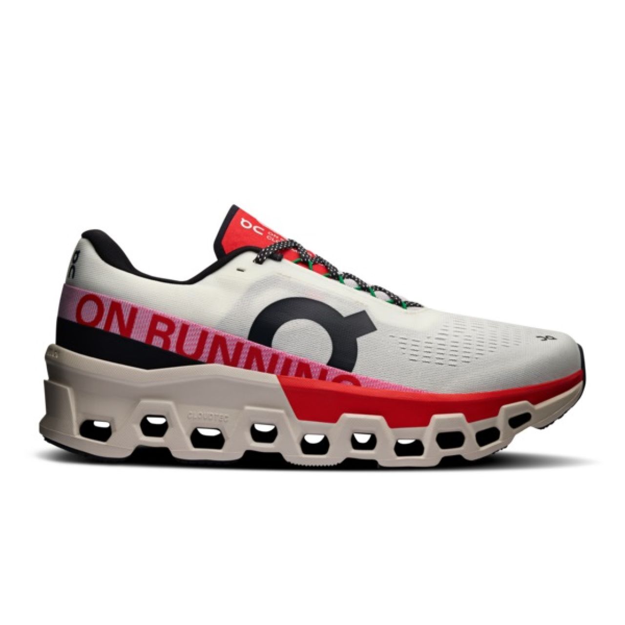 ON RUNNING CLOUDMONSTER 2 IVORY ET SILVER  Chaussures de running