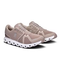ON RUNNING CLOUD 6 FOG ET WHITE  Chaussures de running pas cher
