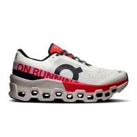 ON RUNNING CLOUDMONSTER 2 IVORY ET RED Chaussures de running