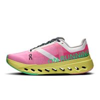 ON RUNNING CLOUDSURFER NEXT PINK ET LIMELIGHT Chaussures de running pas cher
