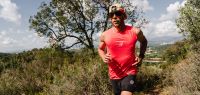 COMPRESSPORT TRAIL RACING TAMK FLUO RED Débardeur de running pas cher