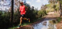 COMPRESSPORT TRAIL RACING TAMK FLUO RED Débardeur de running pas cher