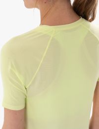 COMPRESSPORT TRAIL RACING SS TEE SHIRT  W SHADOW LIME Tee shirt de running pas cher