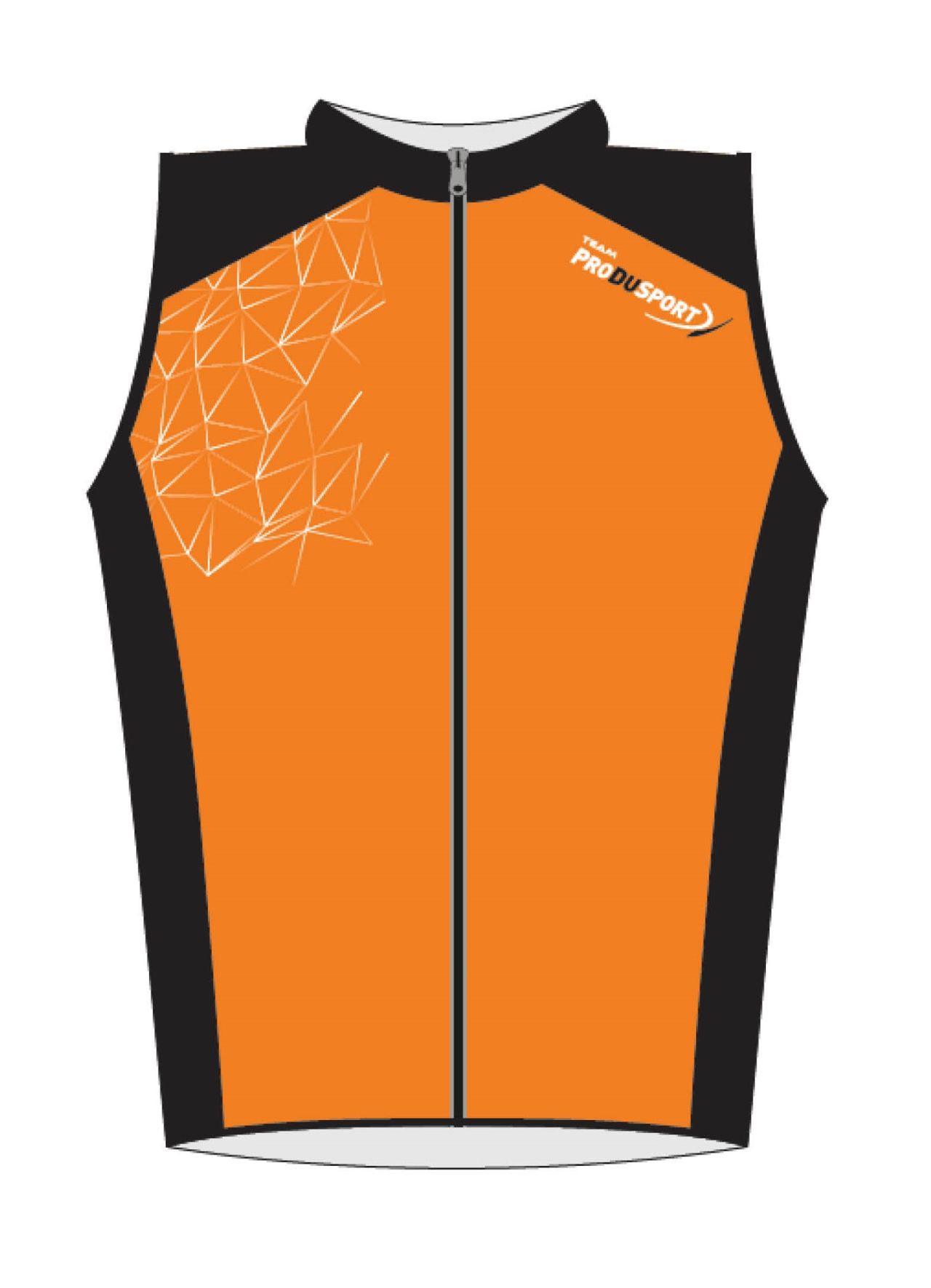 PRODUSPORT GILET CHIFFON DEPERLANT TEAM Coupe vent running