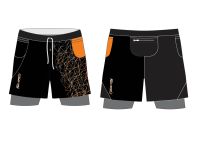 PRODUSPORT SHORT 2 EN 1 TEAM  Short trail pas cher