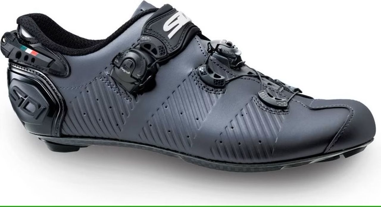 SIDI CHAUSSURES WIRE 2S BLACK ET ANTHRACITE  Chaussures vélo de route