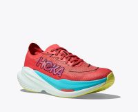 HOKA MACH X 2 GRAPEFRUIT ET ELECTRIC CORAL Chaussures de running