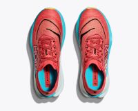 HOKA MACH X 2 GRAPEFRUIT ET ELECTRIC CORAL Chaussures de running pas cher