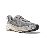 HOKA SPEEDGOAT 6 STELLAR GREY ET ALABASTER  Chaussures de trail