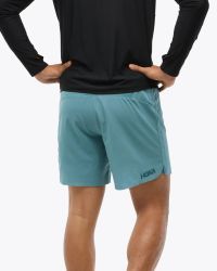 HOKA M GLIDE 7 SHORT 2IN1 MOUNTAIN FOG   Short Running pas cher