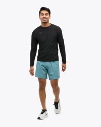 HOKA M GLIDE 7 SHORT 2IN1 MOUNTAIN FOG   Short Running pas cher