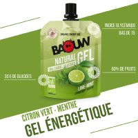 BAOUW NATURAL GEL CITRON VERT ET MENTHE Gel energetique pas cher