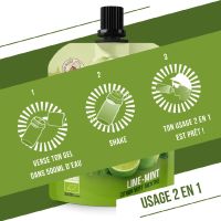 BAOUW NATURAL GEL CITRON VERT ET MENTHE Gel energetique pas cher
