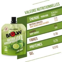 BAOUW NATURAL GEL CITRON VERT ET MENTHE Gel energetique pas cher