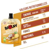 BAOUW NATURAL GEL ANANAS ET NOIX DE COCO Gel energetique pas cher