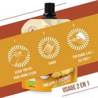 BAOUW NATURAL GEL ANANAS ET NOIX DE COCO Gel energetique pas cher