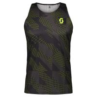 SCOTT TANK MENS RC RUN NOIR ET JAUNE Débardeur running