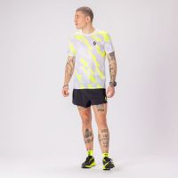 SCOTT TEE MENS RC RUN BLANC ET JAUNE Débardeur running pas cher