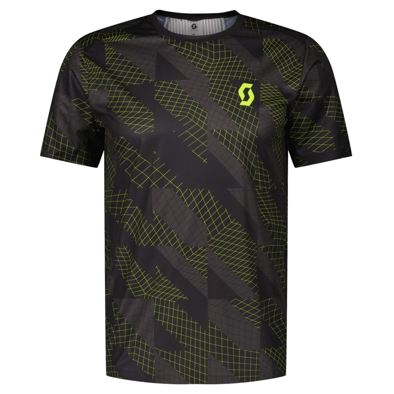SCOTT TEE MENS RC RUN NOIR ET JAUNE Débardeur running