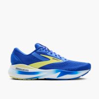 BROOKS ADRENALINE GTS 24 COBALT ET NEO YELLOW Chaussures de running pas cher