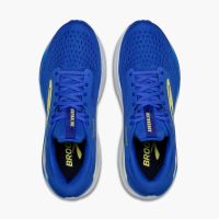 BROOKS ADRENALINE GTS 24 COBALT ET NEO YELLOW Chaussures de running pas cher