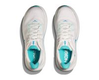 HOKA CLIFTON 10 WHITE ET SKYWARD BLUE  Chaussures de running pas cher