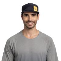 BUFF 5 PANEL GO CAP LOGO BLACK Casquette de running pas cher