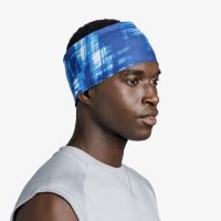 BUFF COOLNET UV WIDE HEADBAND ATTEL BLUE Bandeau été pas cher