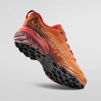 LA SPORTIVA  AKASHA II  HAWAIIAN SUN ET REDWOOD Chaussures de  trail pas cher
