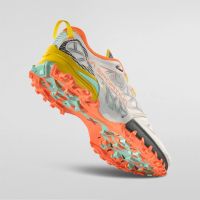 LA SPORTIVA BUSHIDO 3CHALK ET YELLOW  chaussure de  trail pas cher