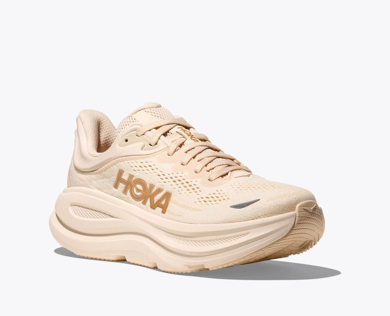 HOKA BONDI 9 VANILLA ET BIRCH Chaussures de running