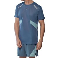 MIZUNO DRYAEROFLOW TEE VINTAGE INDIGO  Tee shirt running pas cher