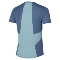 MIZUNO DRYAEROFLOW TEE VINTAGE INDIGO  Tee shirt running pas cher